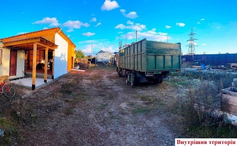 Фасадна територія 0.12 Га. Пилорама, станки, 100 кВт. Київ-7 км! Без %