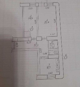 Продам 2-кімнатну квартиру, Центральний р-н, м-н Парк Глоби