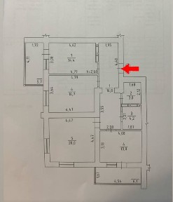 Продаж гарної 3-х кімнатної квартири вул. Г.Дніпра, 53/4