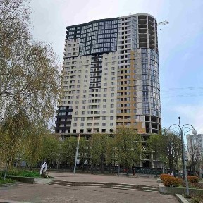 Центр, Видовая 1-ком, 12 / 25 монолит, 48м2