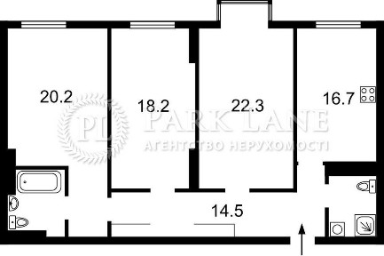 Продаж 3-кімнатної квартири, Глибочицька 73, Podil Plaza & Residence