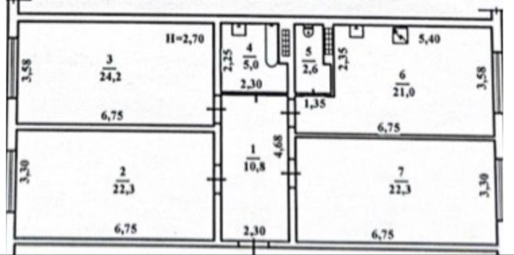 Продам 3-комнатную квартиру на Марсельской/ 108 метров/Вид на море