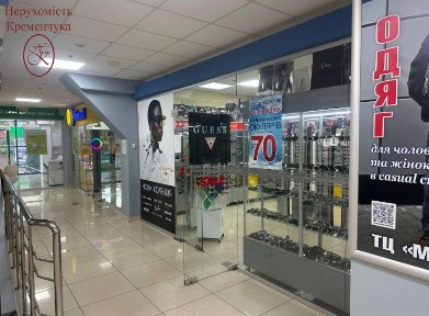 Оренда торгової площі ТЦ МЕГА фасад центр перший поверх