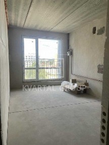 Продаж 1 кімнатної квартири біля ЖД вокзалу. Чорнове оздоблення + газ