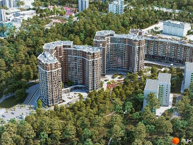 єОселя 1к квартира 43,82 кв. м ЖК Ехо Парк 2 Петр. Борщагівка Echo Park 2