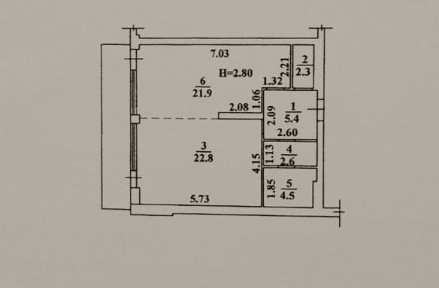 Продам квартиру ЖК Кокос 64 кв. м