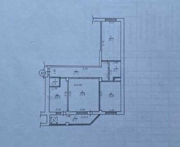 Продаю 3к видовую квартиру 106 метров в новом доме 450у.е. метр