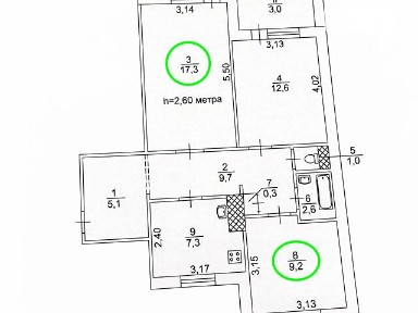 Продаж кімнати 26.5 кв. м на мкр. Сонячний 57 • ID 33863519