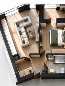 Продаж 1к квартири 46.08 кв. м на вул. Приозерна 36, кв. 13 • ID 34504169