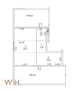Продаж 1к мансардна 58,3m², вул. Трублаїні, 3, Київ, Без %