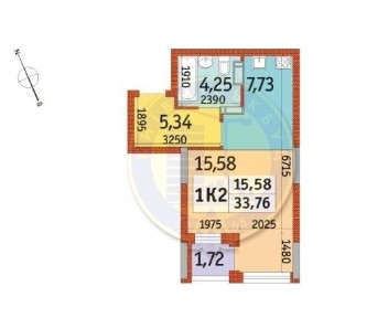 Шикарне планування! 1к квартира ЖК Отрада, просп. Відрадний, 93/2