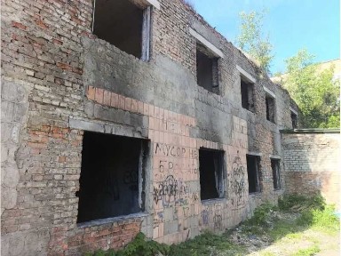 Продаж будівлі 483 м² + гараж 84 м² під реконструкцію. Земля 9 соток, вул. Козацька, 41А