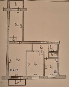 Продаж 3к квартири 4-Зарічний