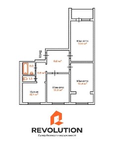 Без комісії. Продаж 3к квартири 77.6м2, вул. Радунська 42/10 Деснянський р-н, єВідновлення