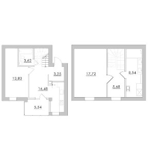 Двокімнатна 79,6м2 в новому сучасному ЖК Desna Park Residence, Зазим'я