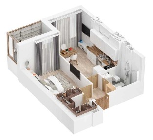 Продам 1к квартиру 35м