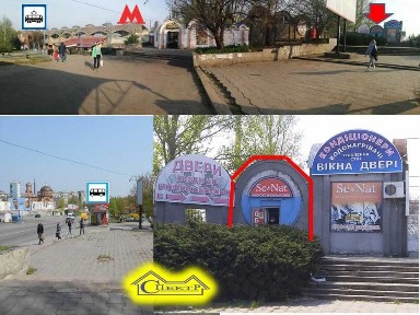 23кв. м. біля зупинки Мкрн Сонячний частина будівлі з окремим входом