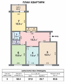 Продам 3 х кімнатну квартиру Центр