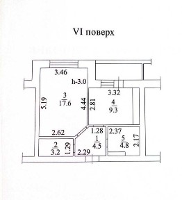 Продам 1-комнатную квартиру 43.7м² в ЖК Парк Совиньон у моря.