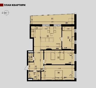 Продаж 3-и кімнатної квартири в новобудові ЖК Lake View вул. Вол. Великого
