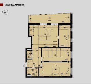 Продаж 3-и кімнатної квартири в новобудові ЖК Lake View вул. Вол. Великого