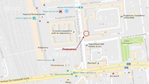 Оренда приміщення у районі Південного вокзалу, 53622