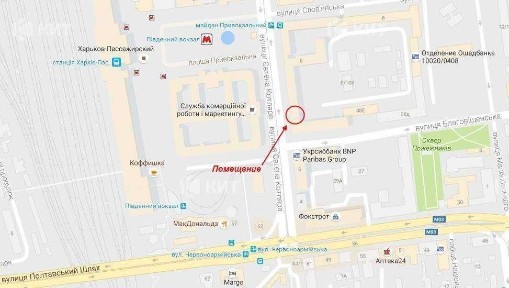 Оренда приміщення у районі Південного вокзалу, 53622