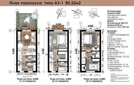 Без % Таунхаус 85 м² поряд з озером Петропавлівська Борщагівка вул Берегова