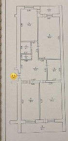 Продам 3-кімнатну квартиру в новобудові в центрі міста