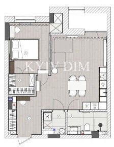 ПРОДАЖ. 56 м. кв. ЖК Crystal Park Tower. БЕЗ %