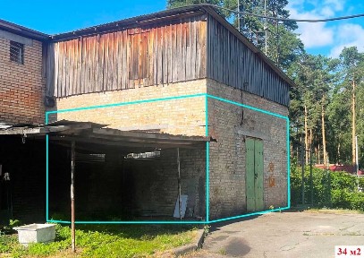 Цех/склад 34 м2 в Гостомелі, прямо на Варшавці. Київ - 9 км! Без %