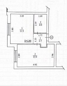 1-кімнатна квартира в ЖК Plaza Kvartal 3 біля озера - готова до ремонту, під єОселю та держпрограми