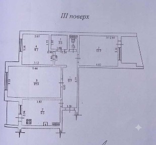 3-комнатная квартира 65м² в топ-районе! 3 этаж, новый лифт, кладовая