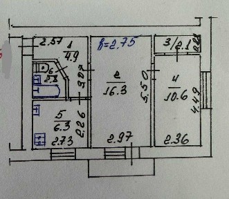 Продам 2к квартиру, 44кв. м, 4/4 пов, цегла, р-н Конкорда