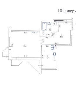 Квартира з потенціалом у ЖК «Монте-Плаза», Павлове Поле