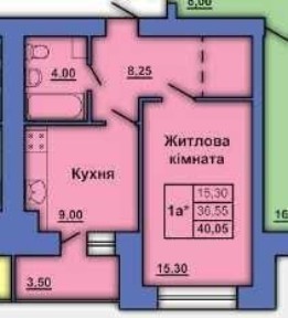 Терміново 1 кімнатна квартира в цегляній новобудові