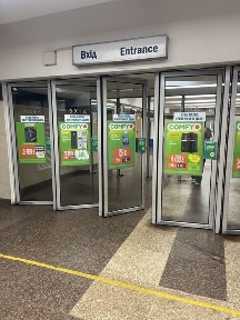 Выход из метро подземные торговые ряды 2100м все сдано без %