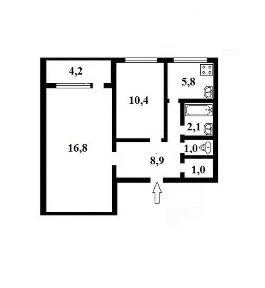 Продаж 2кім. квартири, проспект Оболонський 33А