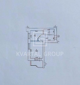 Продаж 1 кімнатної квартири в ЖК Буча Квартал. Загальна площа 34,5 м².