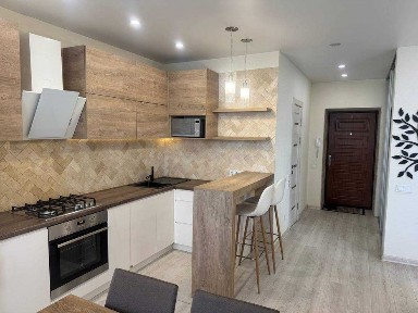 Продаж сучасної 1-кімнатної квартири-студії 44 м². ЖК Евромісто. Без %