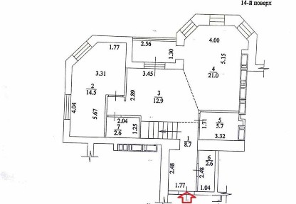 4к., 130м2, Центр (Профессорская, ЖК Сокольники, Лесопарк), 128792