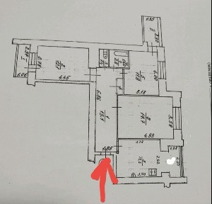 Топ локація! 3-х кімнатна квартира 75 м2