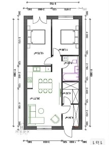 Продаж 1 поверхового таунхауса з ділянкою на 1.7 сотки, 68 кв. м, 2 кімнати, на мас. Макарова • ID 33613643