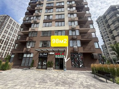 Оренда приміщення 98м2 з ремонтом в центрі ЖК Варшавський-2, вул. Олександра Олеся