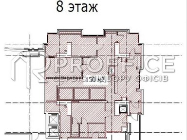 Оренда офісного приміщення на вул. Басейна, приміщень - 1, поверх - 8 • ID 31287760