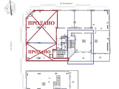 Продаж офісного приміщення 52.74 кв. м. на 2 поверсі на вул. Гімназична 13, семиповерхова будівля • ID 30701476