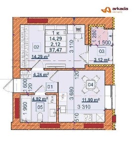 Терміново! Продам 1к ЖК Green Park вул. Миру - Селянська Р-н ТЦ Арсен Епіцентр