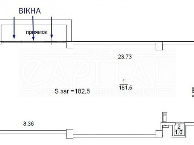 Продаж комерційного приміщення на вул. Саперне Поле 5, площа 183 кв. м • ID 34710711