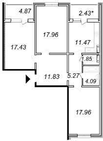 Продаж 3-кімнатної квартири 98 м², Сергія Данченка вул.