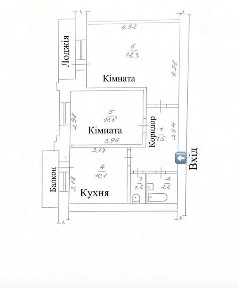 2к квартира 54м2 з 2 балконами, Цегла, Тех. поверх, вид на Дніпро, Держ. Програми +